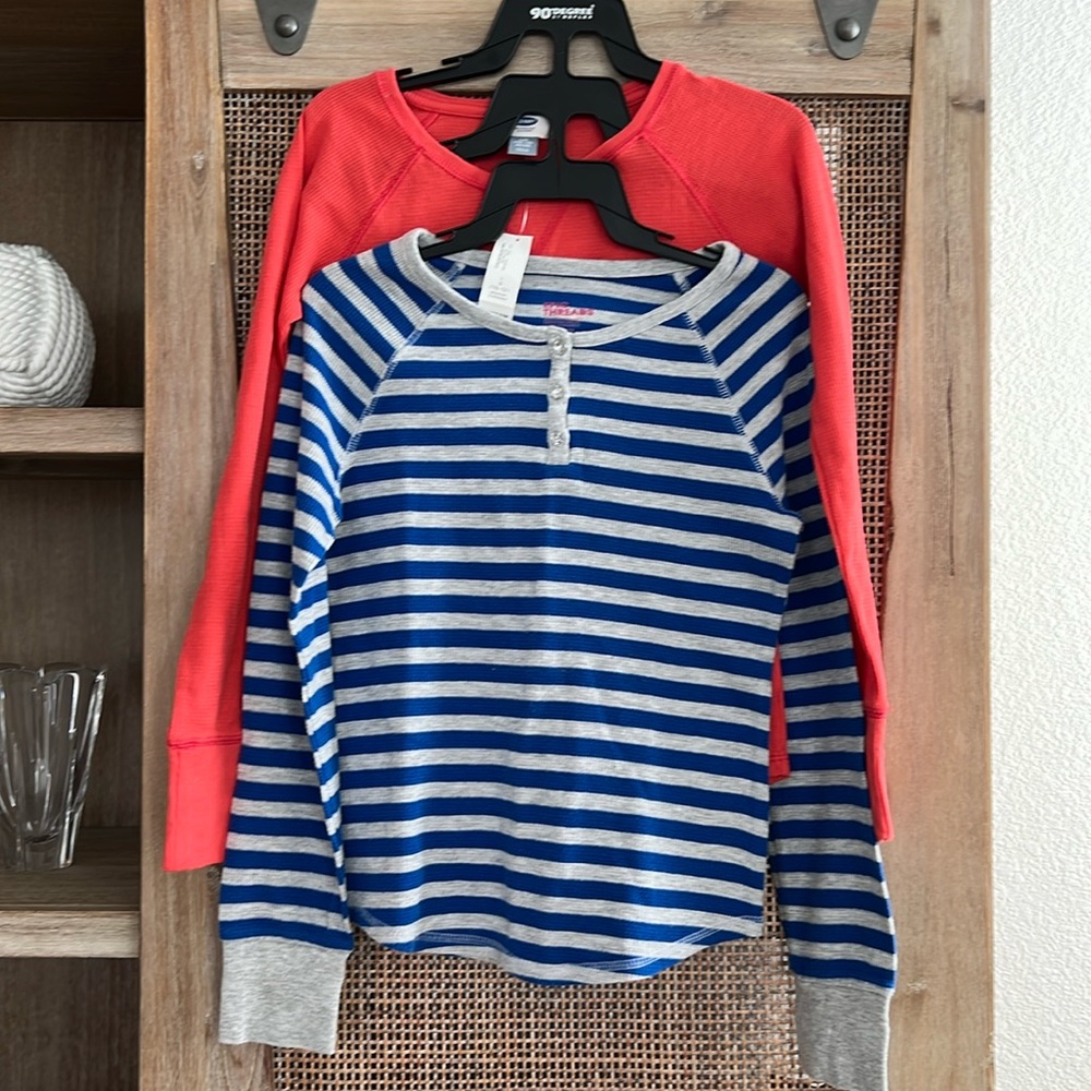 💚BUY3 for $15💚Bulk of 2 Girls Waffle knit long sleeve Old Navy/Epic Threads L/XL